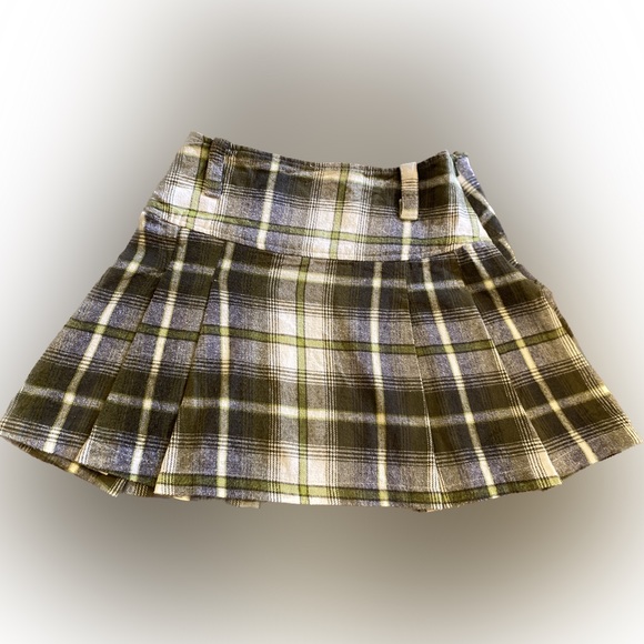 Wool Plaid skirt - Picture 1 of 3